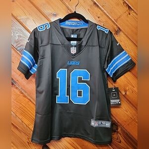 Ladies Detroit Lions Goff #16 Jersey
